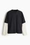 selected Black/Color Block