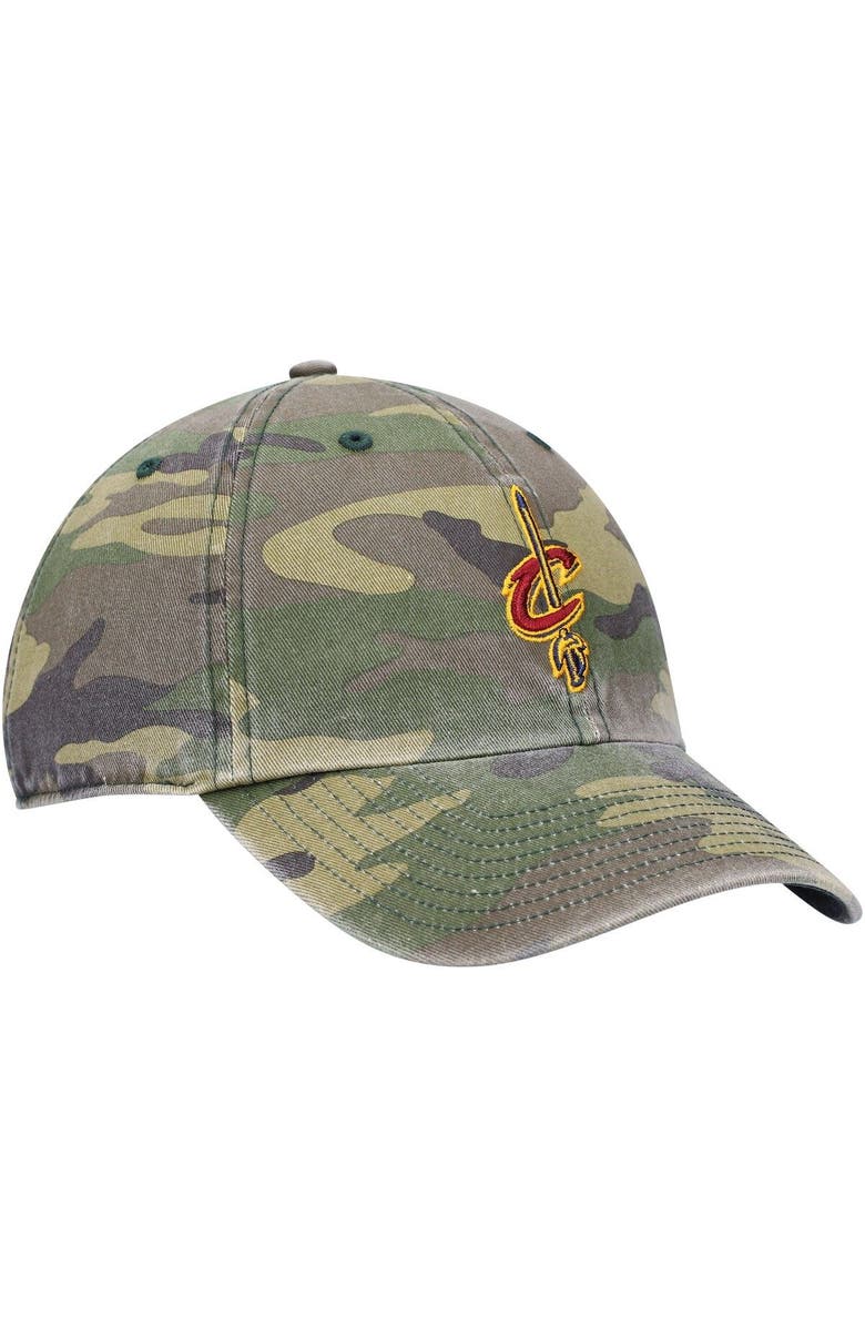 '47 Men's '47 Camo Cleveland Cavaliers Clean Up Adjustable Hat, Alternate, color, 