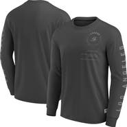 FANATICS Men's Fanatics Gray Los Angeles Lakers Elements Future Ground Tonal Info Long Sleeve T-Shirt