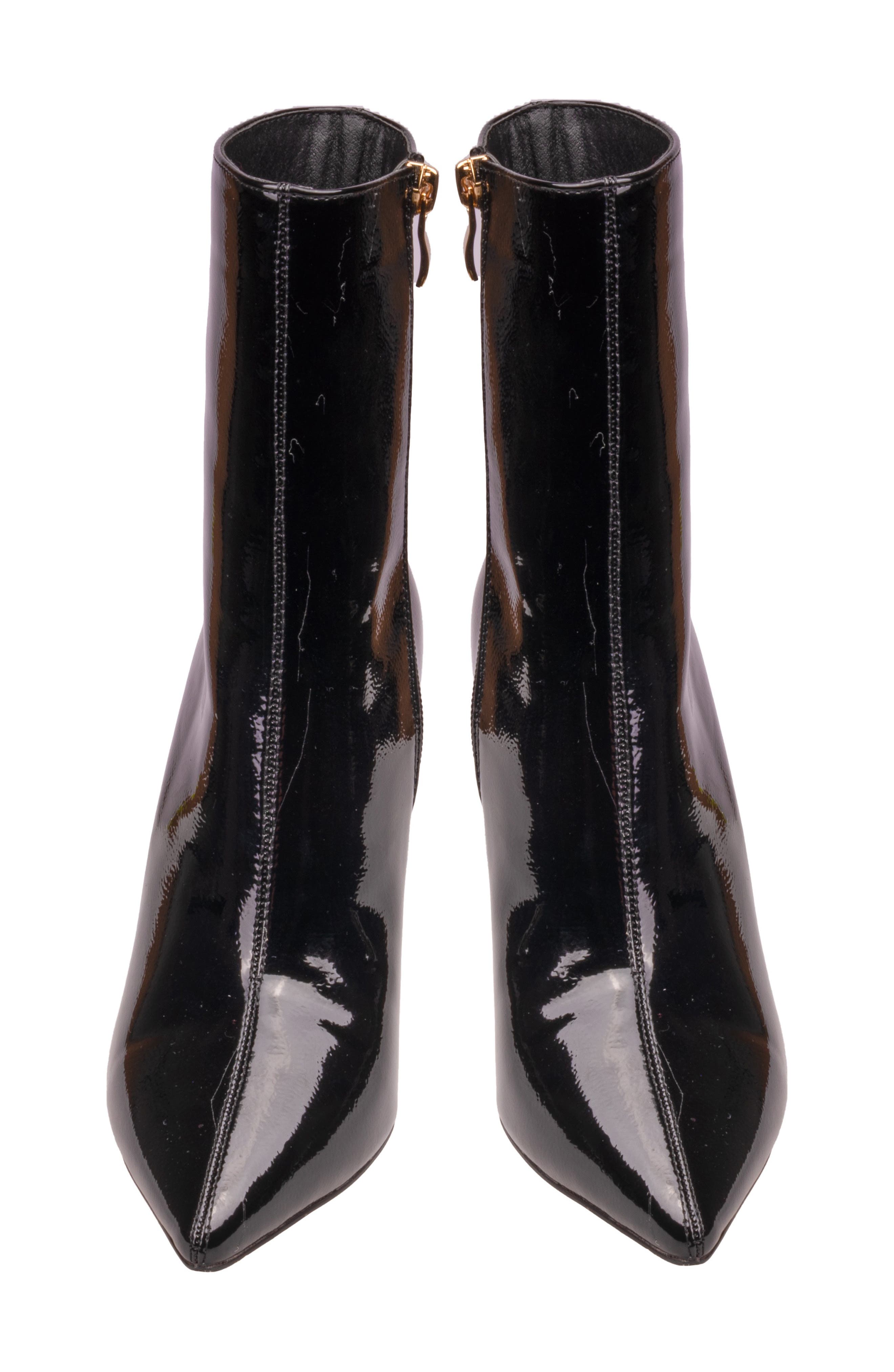 LADY COUTURE Crown Pointed Toe Bootie, Alternate, color, Black