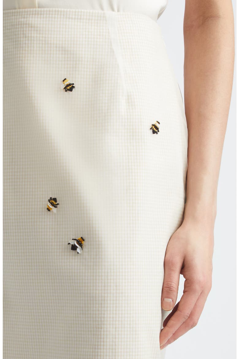 Roxane Embroidered Skirt, Alternate, color, BEES EMBROIDERY