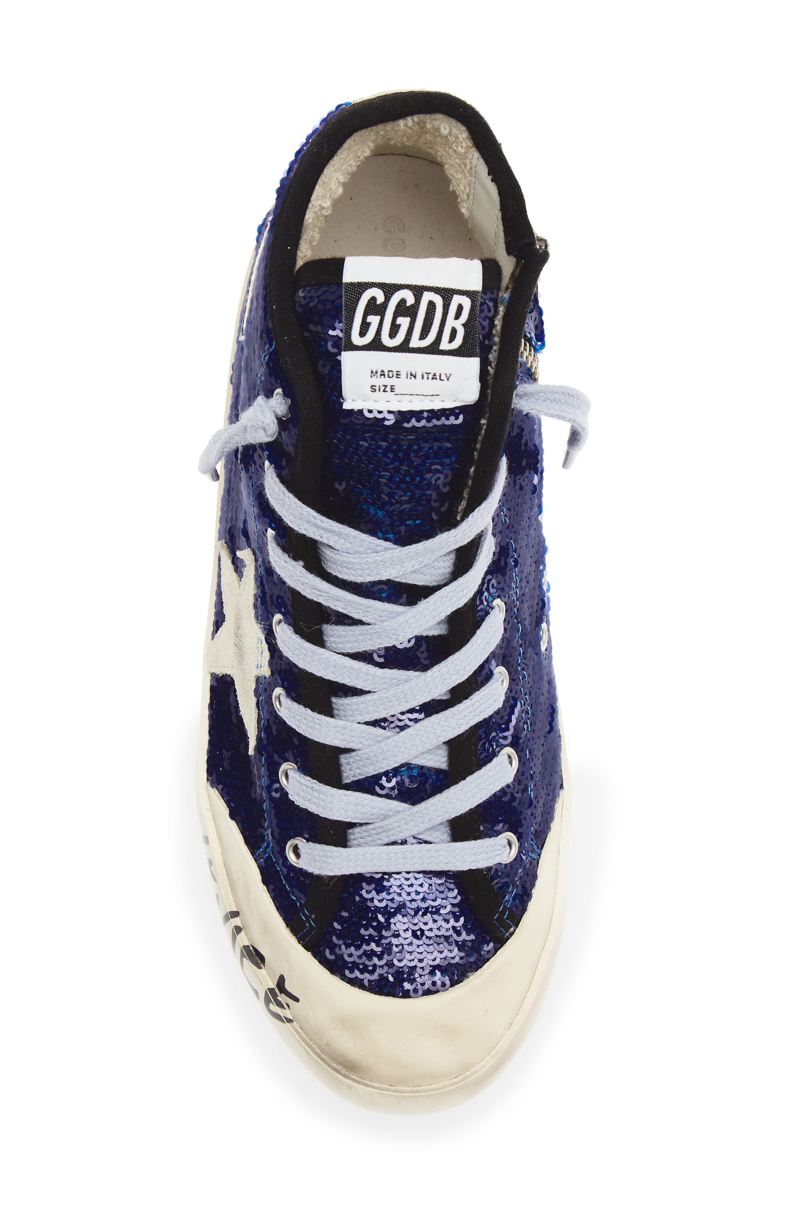 Kids' Francy Sequin High Top Sneaker, Alternate, color, BLUETTE/ ICE
