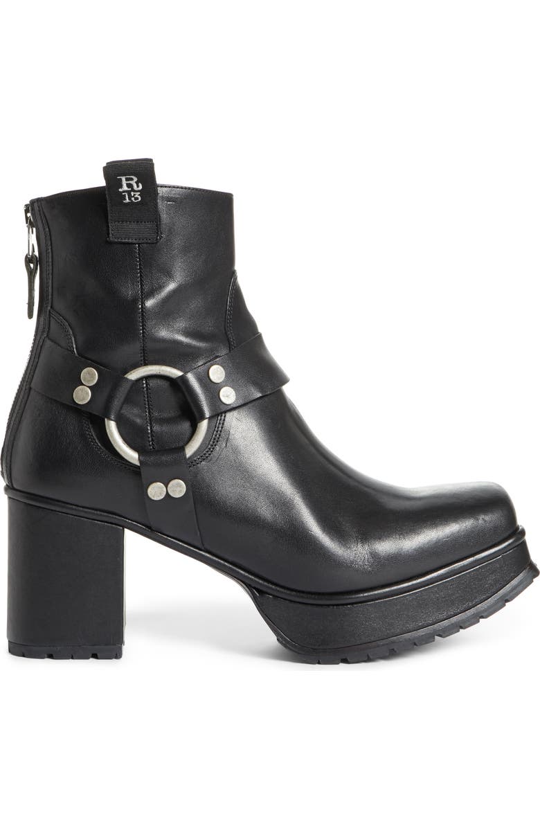 R13 Ankle Harness Platform Boot, Alternate, color,