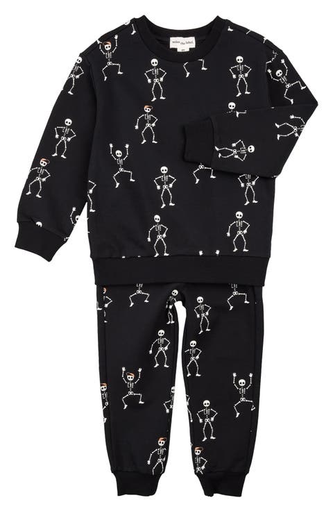 Glow in the Dark Dancing Skeletons Crewneck Sweatshirt (Baby)
