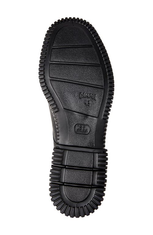 Camper Pix Plain Toe Derby In Black
