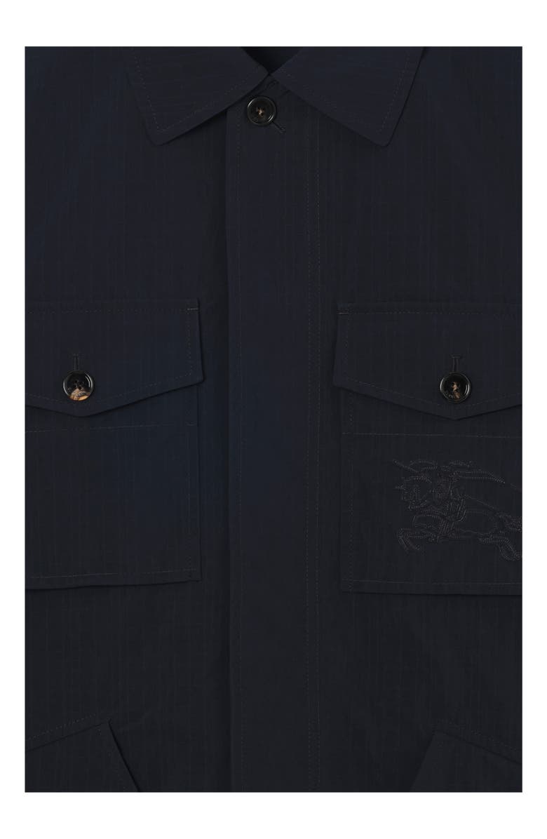 Burberry Nylon Jacket, Alternate, color, Navy