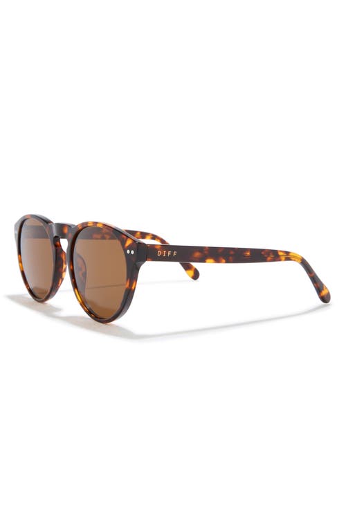 Diff Cody Xl Polarized 53mm Round Sunglasses