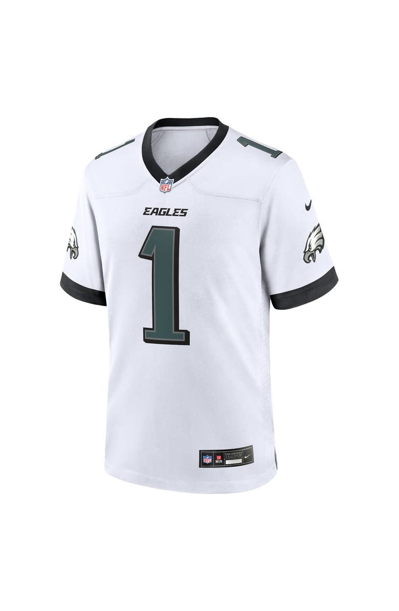 Nike Men's Nike Jalen Hurts White Philadelphia Eagles White Game Jersey, Alternate, color, White