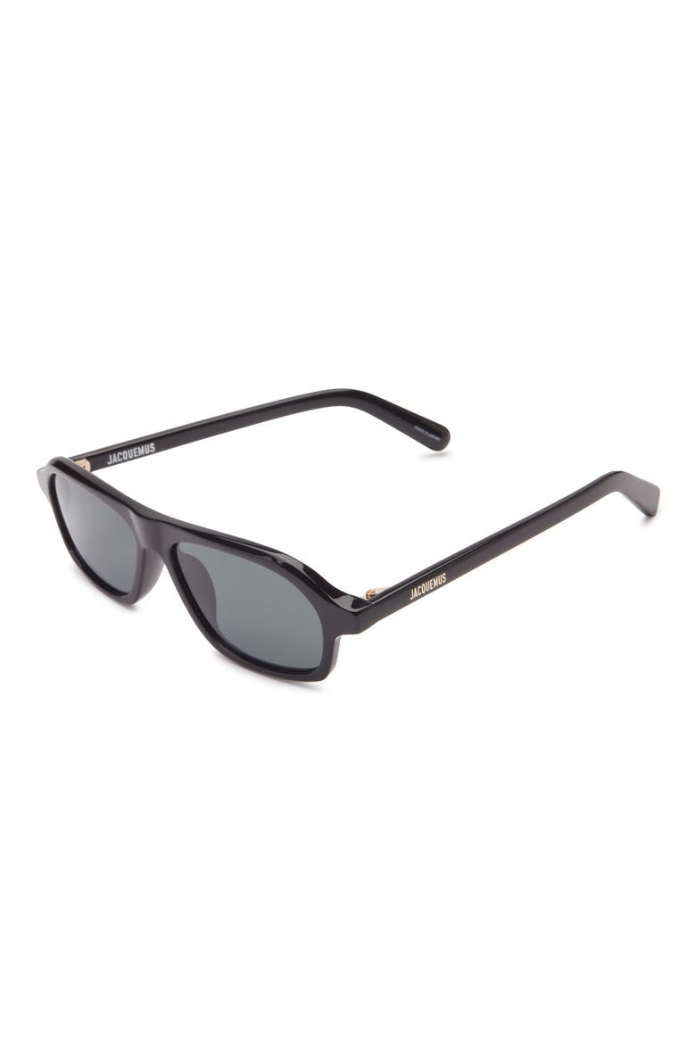 Polarized Pilot Sunglasses, Alternate, color, BLACK/ LIGHT GOLD/ GREY