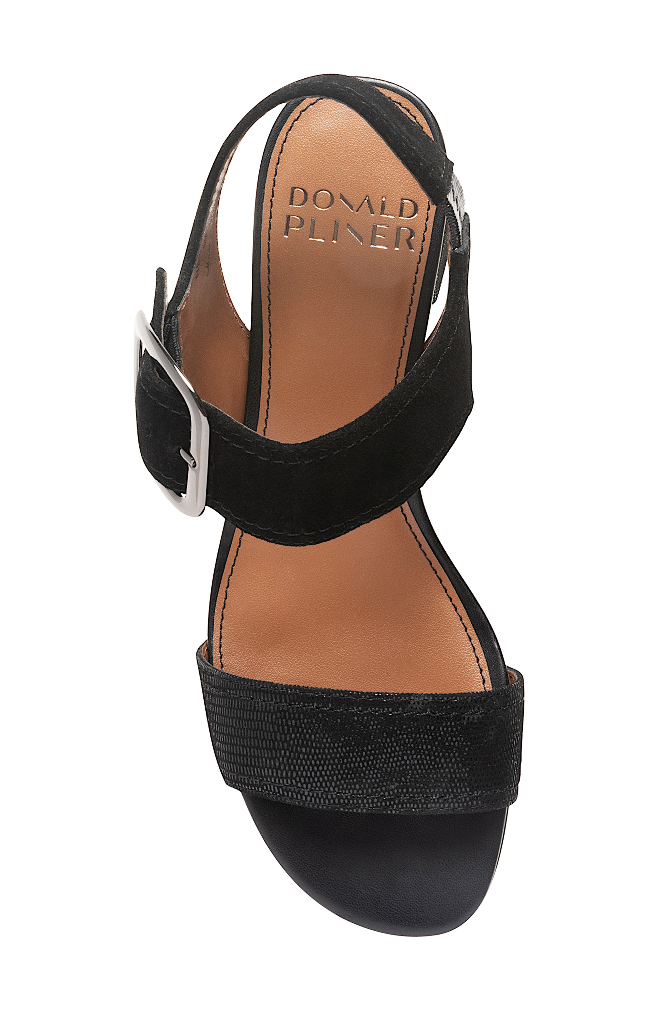 Donald Pliner Ankle Strap Sandal, Alternate, color, Black