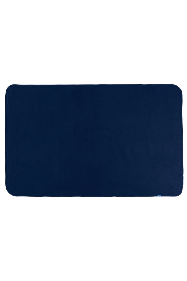 Snuggles Fleece Trail Blanket, Alternate, color, Navy Blue
