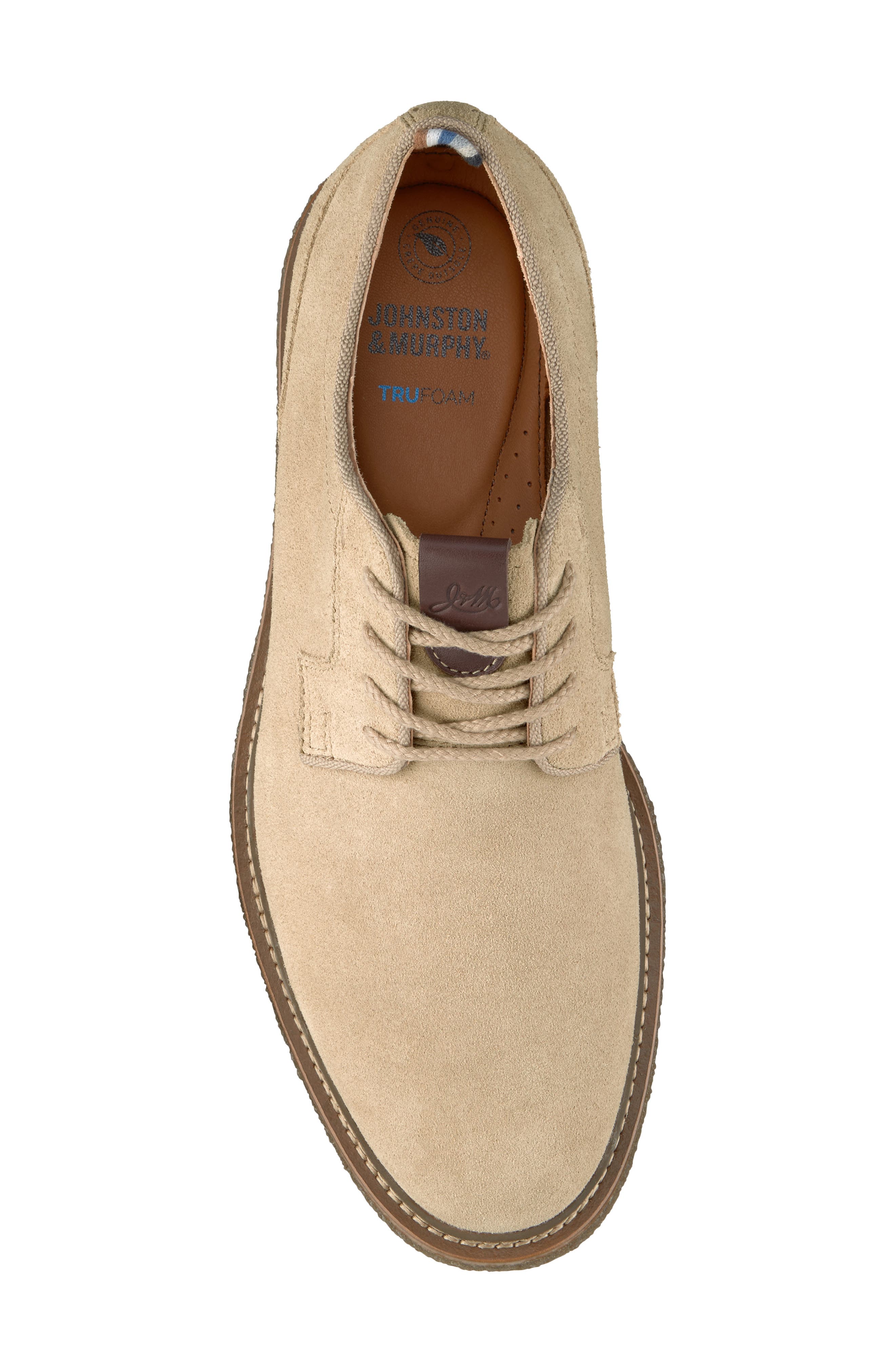 Clint Plain Toe Derby, Alternate, color, TAUPE OILED SUEDE