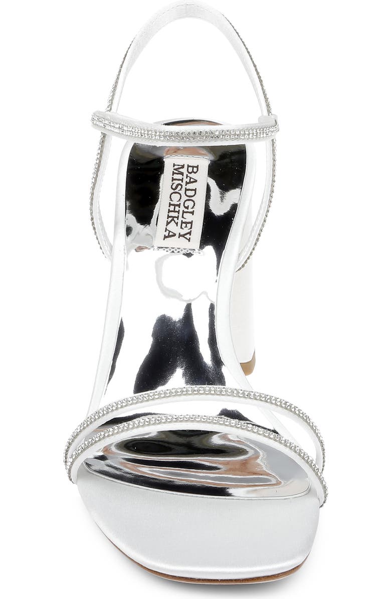 Badgley Mischka Collection Firey Ankle Strap Sandal, Alternate, color, Soft White