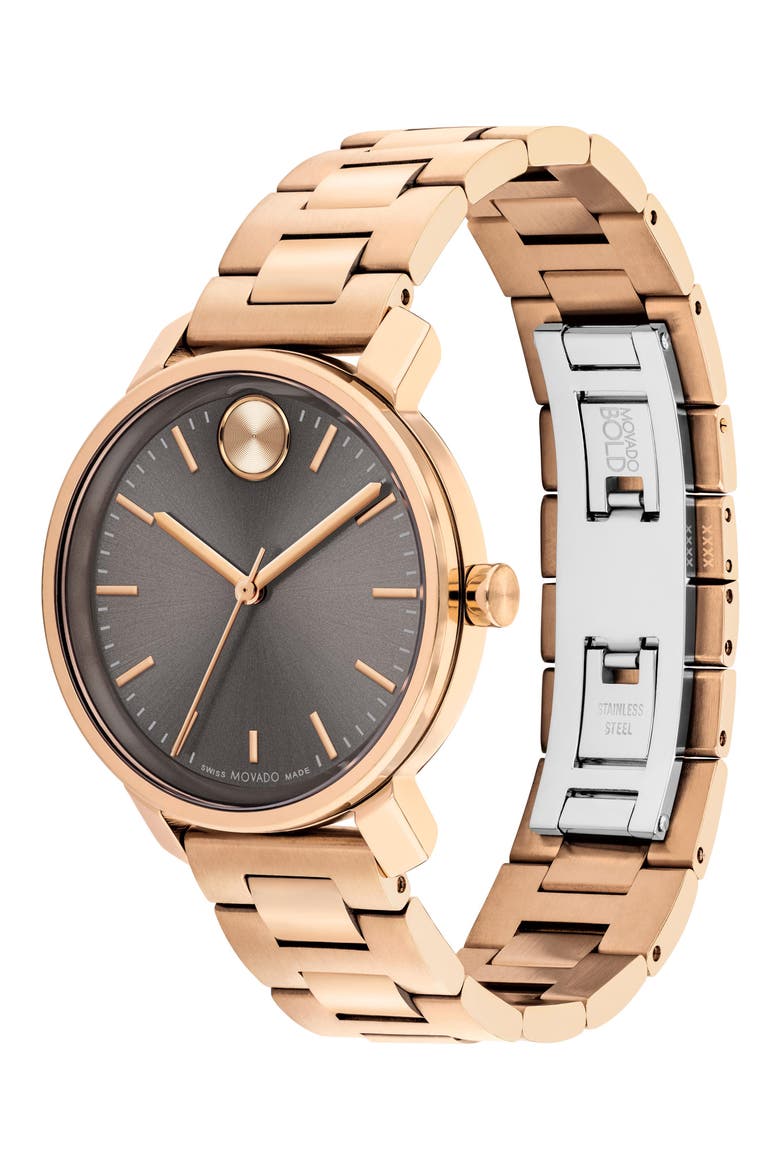Bold Access Bracelet Watch, 34mm, Alternate, color, GRAY