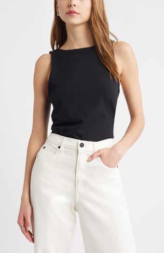 Open Edit Drape Back Sleeveless Top