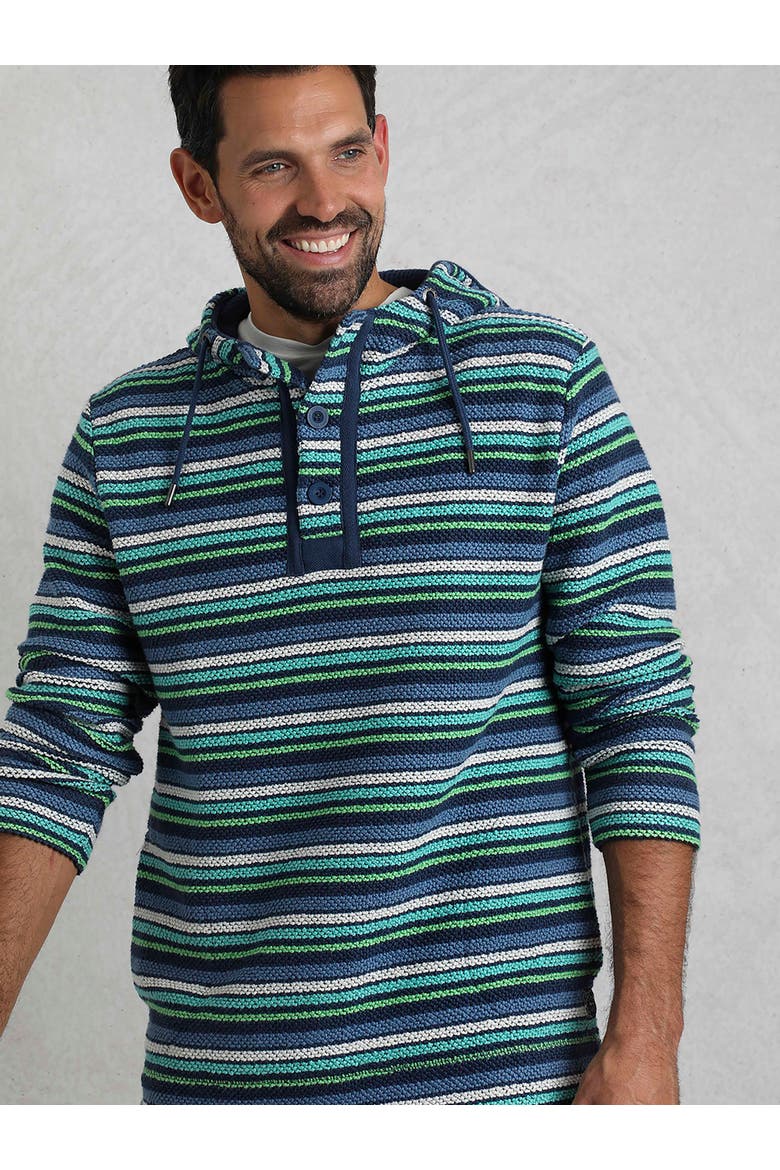 Payson Striped Macaroni Hoodie, Main, color, Ensign Blue