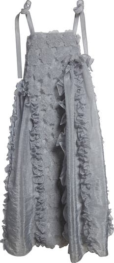 Cecilie Bahnsen Oswald Magnolia Embroidered Organza Dress