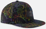 Deux par Deux Flat Brim Dinosaur Cap