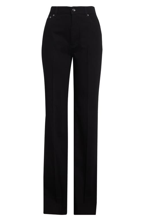 Dolce & Gabbana Dolce&gabbana Denim Flare Leg Jeans In Black