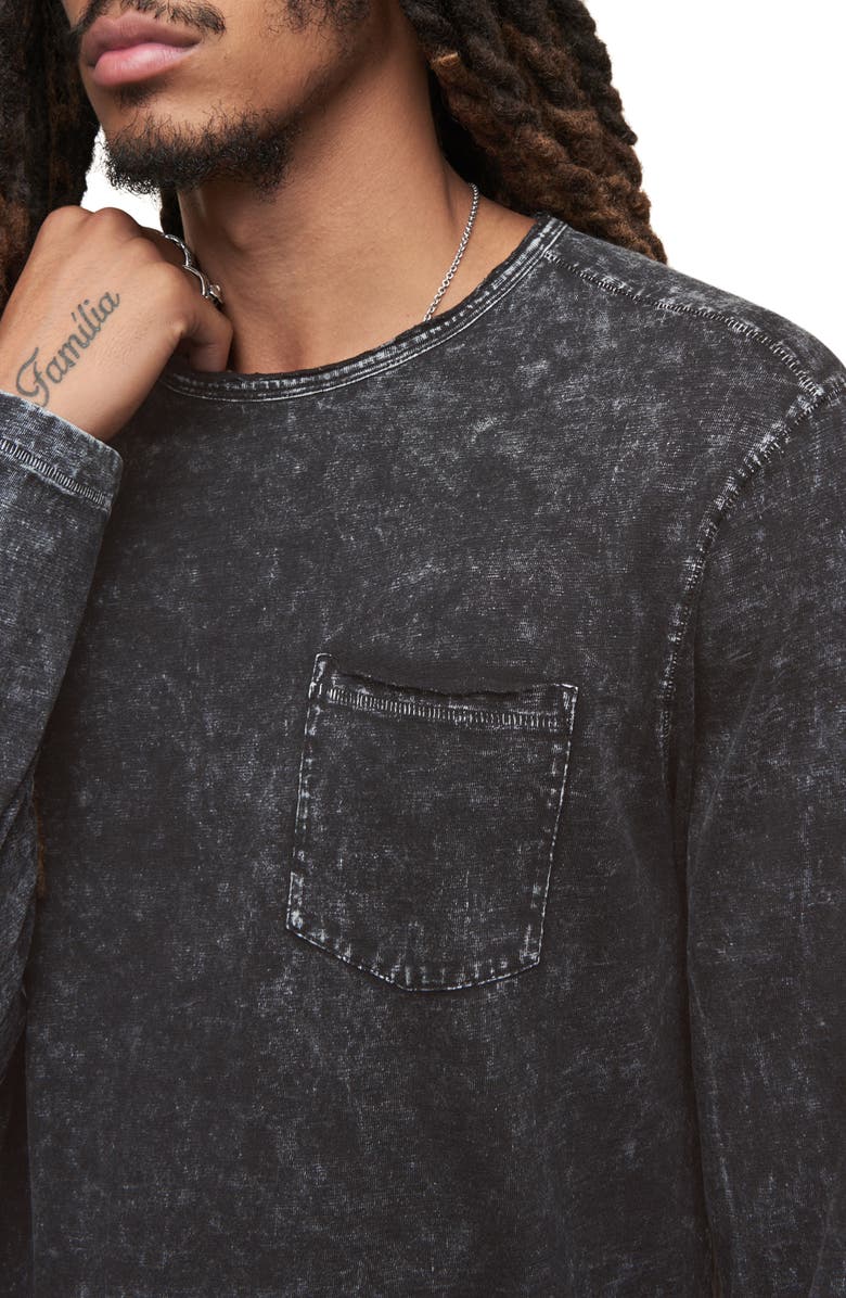 John Varvatos Craig Organic Slub Cotton Long Sleeve T-Shirt, Alternate, color,