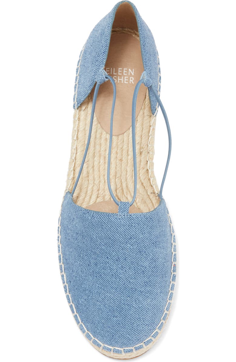 Eileen Fisher Lee Espadrille Flat, Alternate, color, Denim