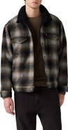 Levi's Plaid Cotton Twill Trucker Jacket