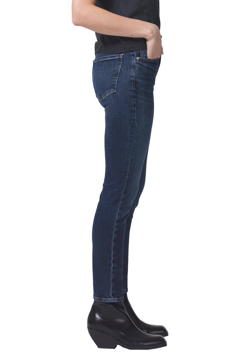 Sloane Mid Rise Skinny Jeans, Alternate, color, BALTIC