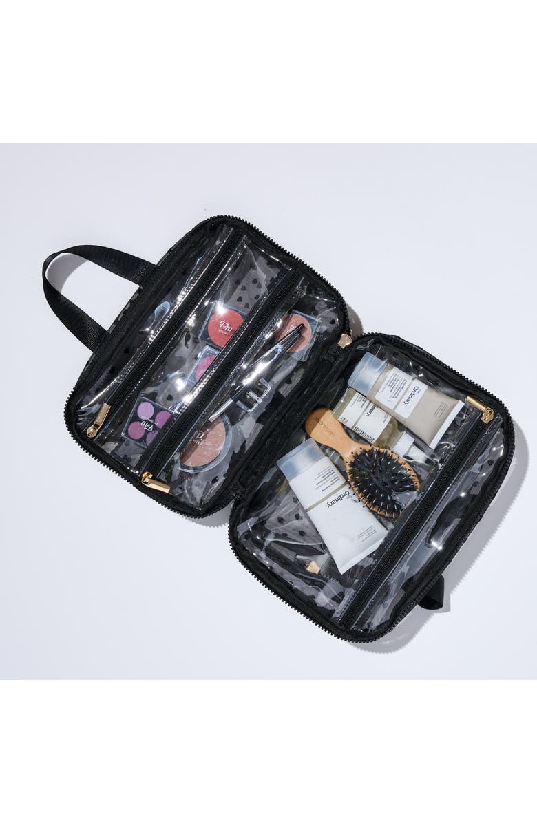 URBAN EXPRESSIONS HANDBAGS Kiss & Carry Travel Organizer, Alternate, color, Black
