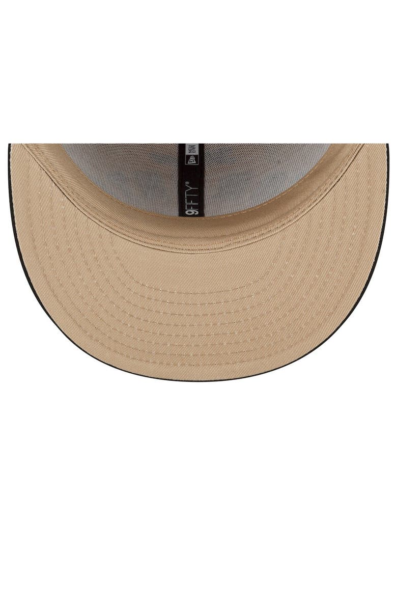 New Era Men's New Era  Gold/Black Toronto Raptors 2023/24 City Edition 9FIFTY Snapback Adjustable Hat, Alternate, color, 