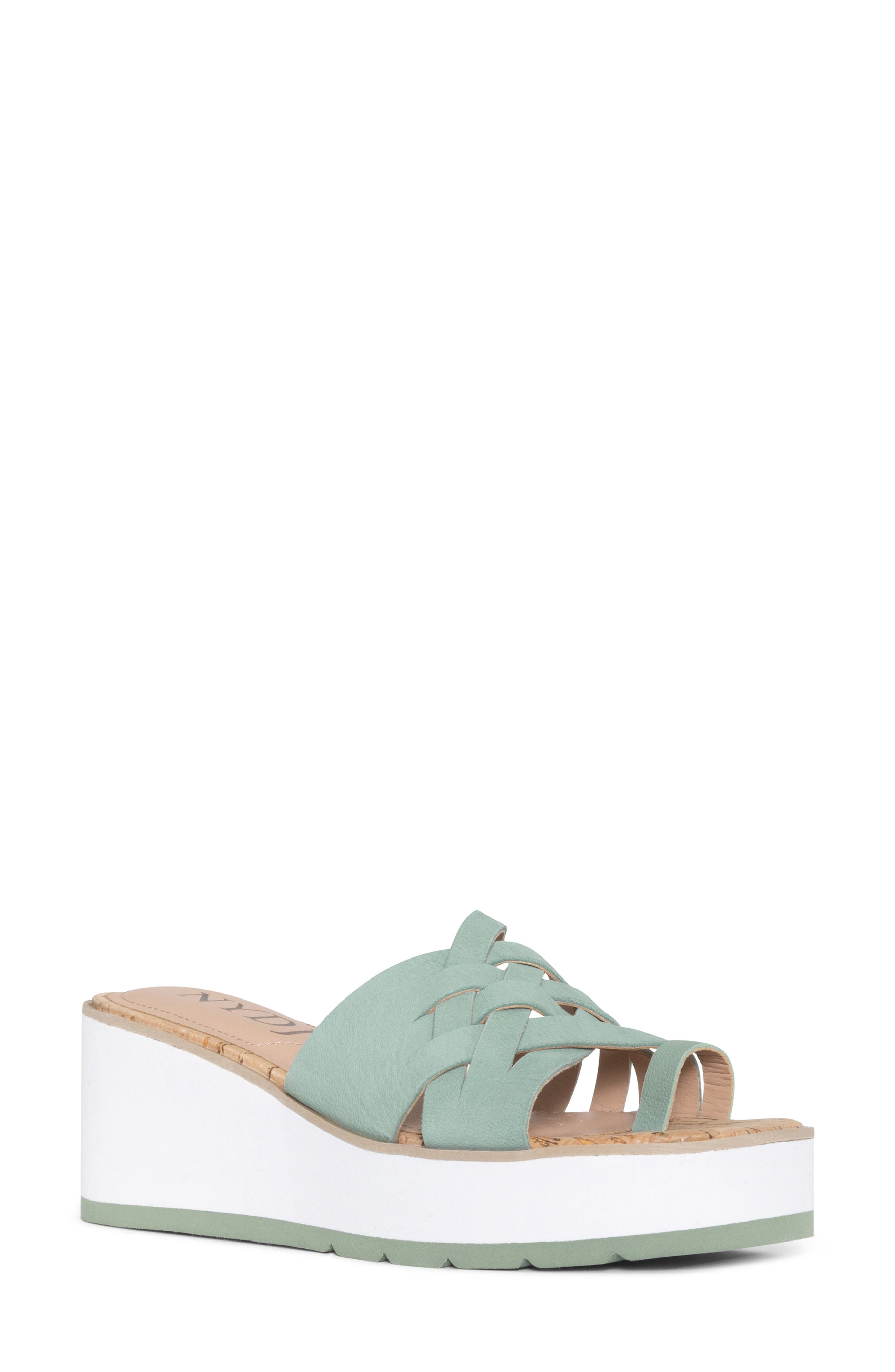 NYDJ Reesie Platform Wedge Sandal, Main, color, 