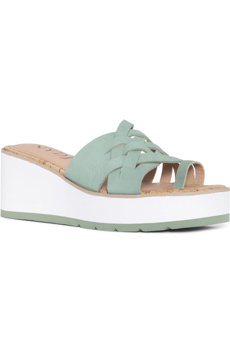 NYDJ Reesie Platform Wedge Sandal, Main, color,