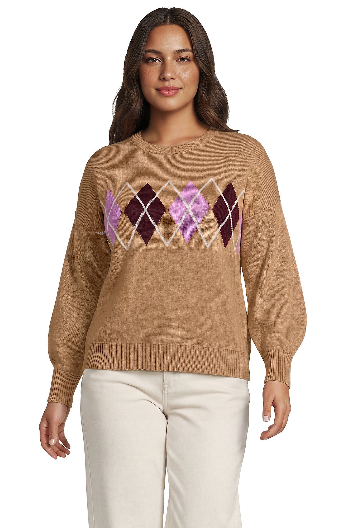 Light Camel Argyle