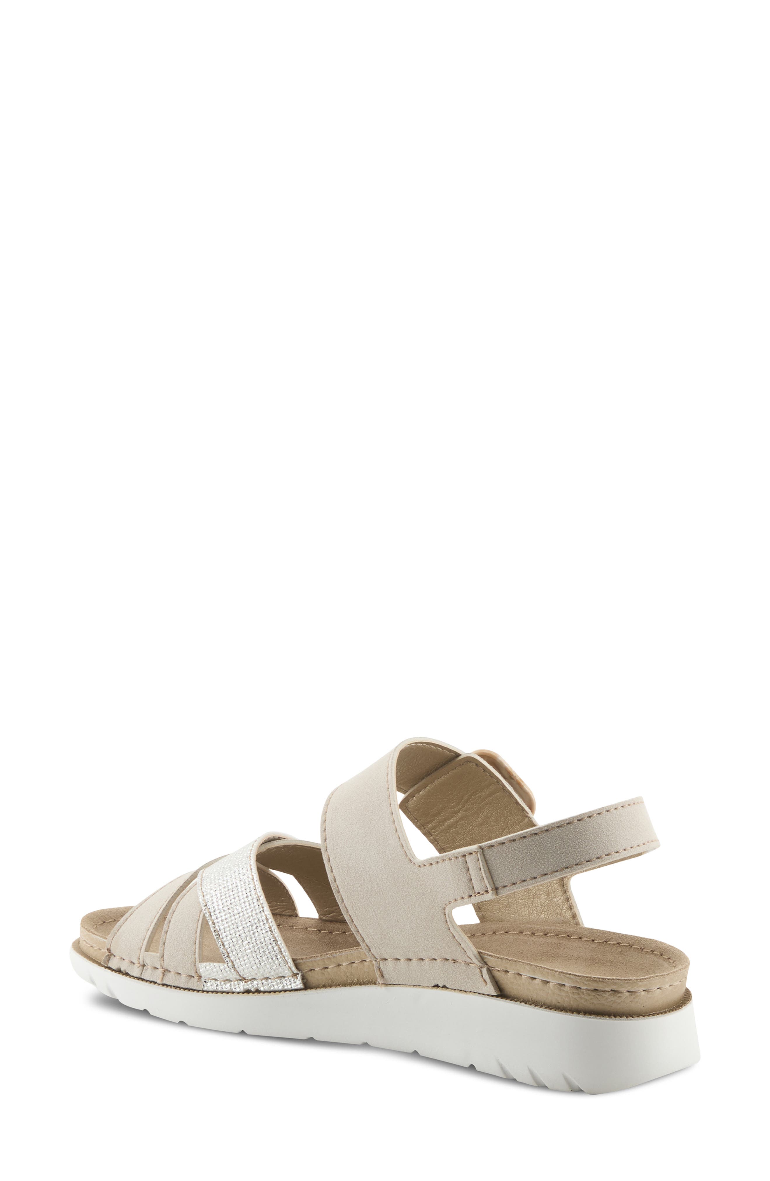 Cabianna Ankle Strap Sandal, Alternate, color, STONE MULTI