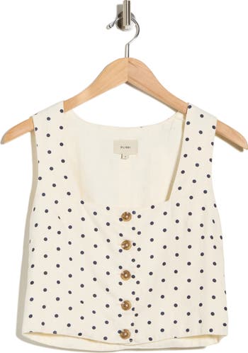DL1961 Lizze Button Crop Top | Nordstromrack