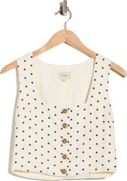 DL1961 Lizze Button Crop Top