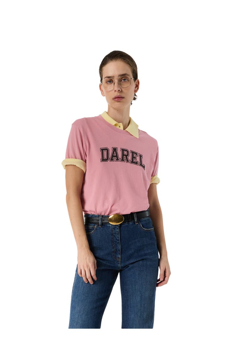 Melly Retro Logo T-Shirt, Main, color, Light Pink
