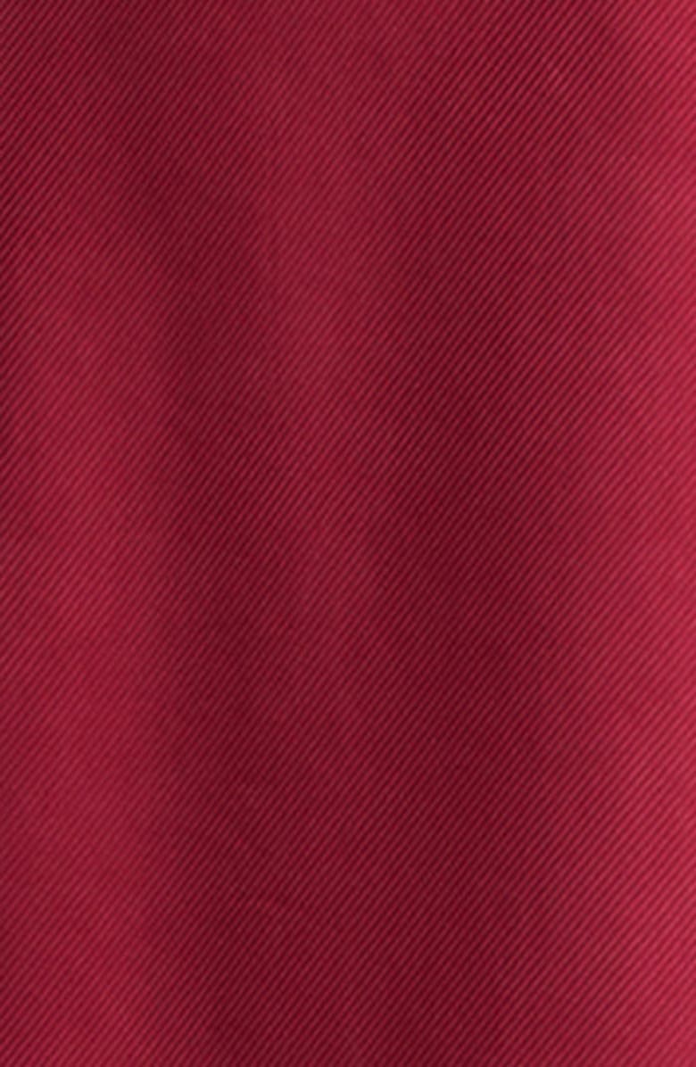 Cinq à Sept Dale Ruched Sleeve Cupro Satin Jacket, Alternate, color, Burgundy Plum
