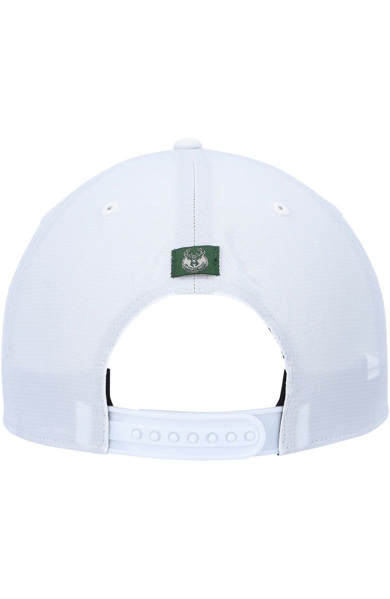 '47 Men's '47  White Milwaukee Bucks Downburst Hitch Snapback Hat, Alternate, color, White