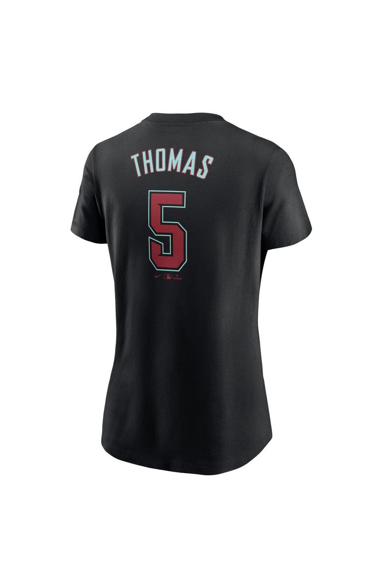 Nike Women's Nike Alek Thomas Black Arizona Diamondbacks 2024 Fuse Name & Number T-Shirt, Alternate, color, Black