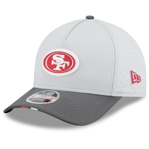 Men's New Era  Gray/Graphite San Francisco 49ers 2025 NFL Training Camp A-Frame 9FORTY Adjustable Hat