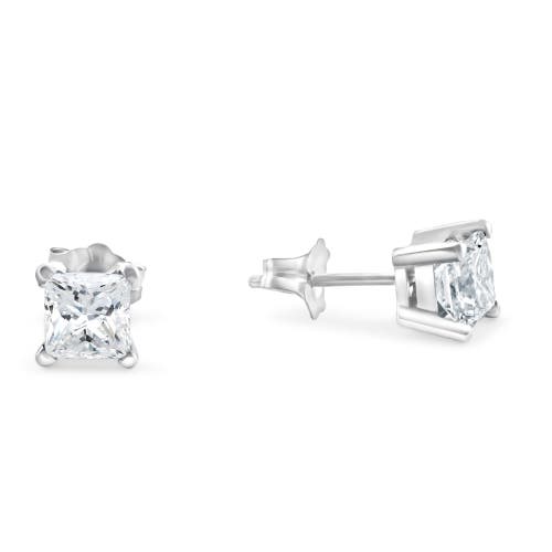Bliss Diamond 1 1/4ct Princess Cut Diamond Studs