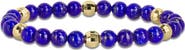 DELMAR Men's Semiprecious Stone Beaded Bracelet
