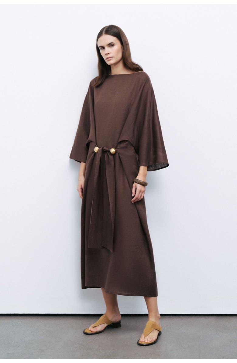 Nocturne Accessory Detailed Midi Dress, Alternate, color, 