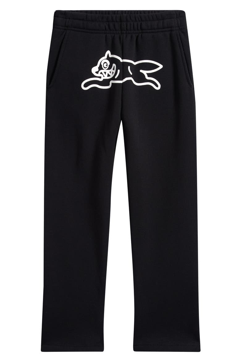 Kids' Accent Graphic Sweatpants, Main, color, BLACK
