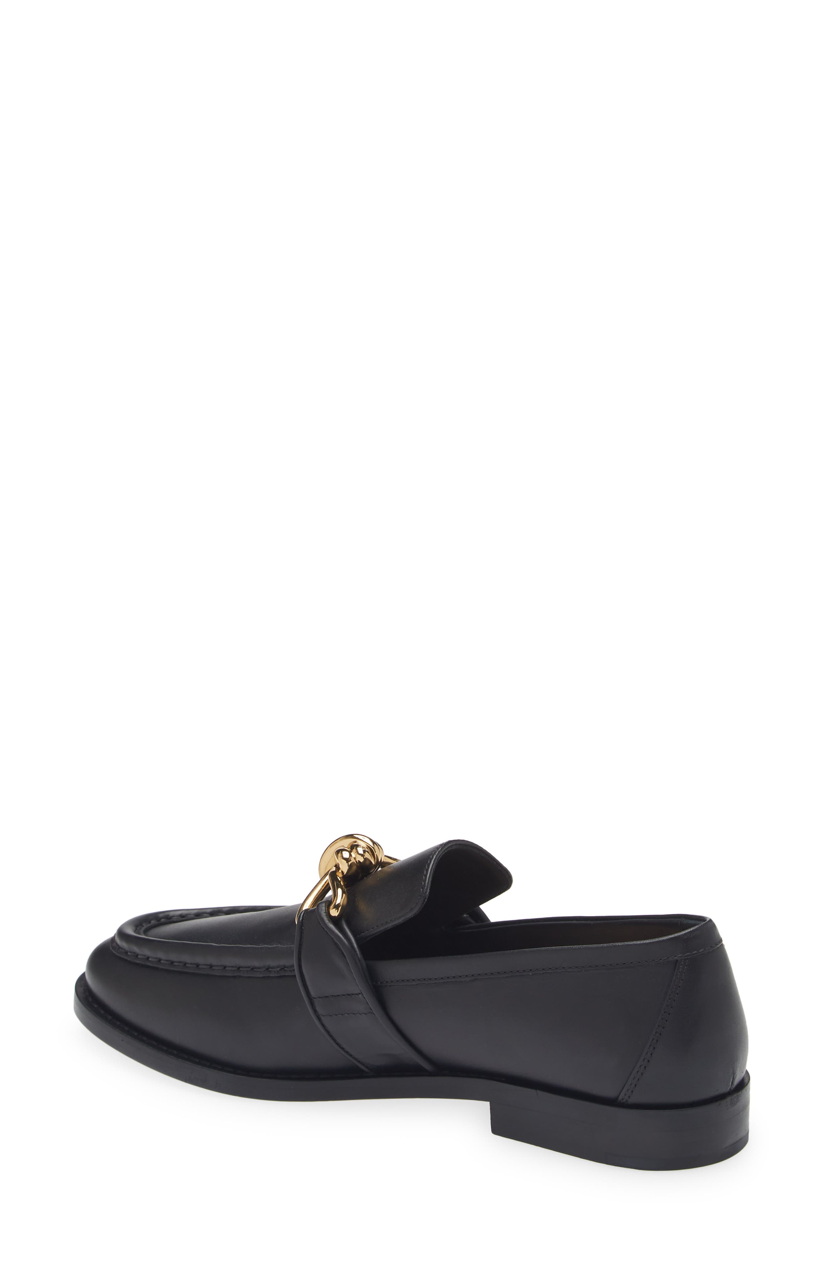 Bottega Veneta Astaire Knot Bit Loafer, Alternate, color, Black