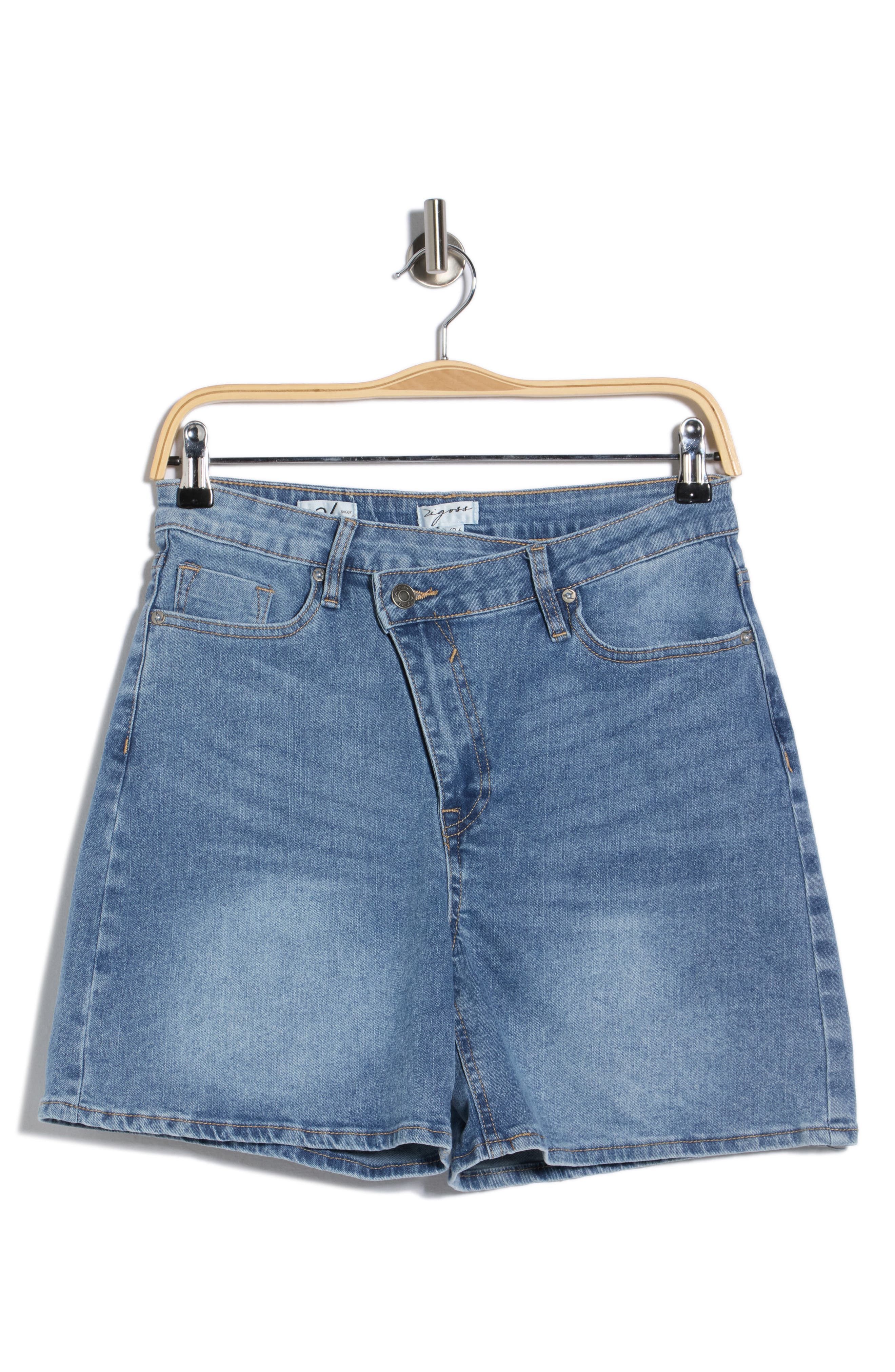 Vigoss Crossover Waist Bermuda Shorts