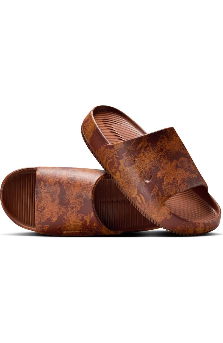 Nike Calm Printed Sport Slide, Alternate, color,
