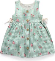 Purebaby Gingham Pinnie