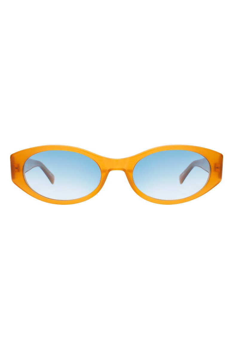 Exumas Sunglasses, Main, color, Tangerine / Blue