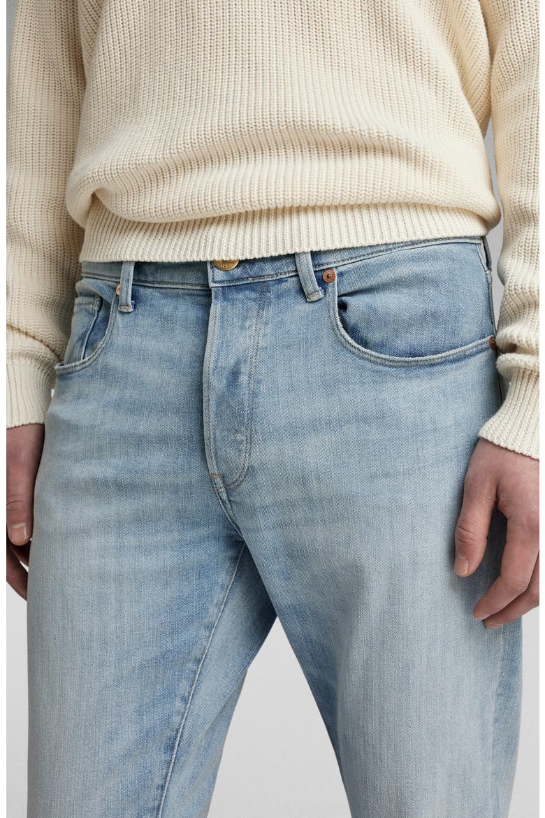 3301 Slim Fit Jeans, Alternate, color, SUN FADED MIRAGE BLUE